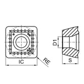 G-SPMG General Indexable Drilling Insert - Big-tools Industrial Supply Tools for Metal Cutting